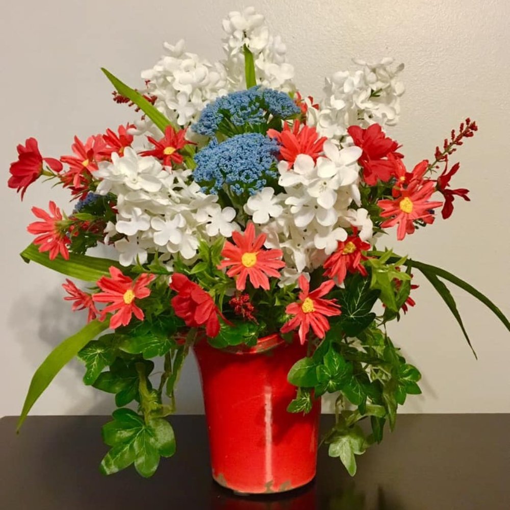 Patriotic Floral Arrangement/Centerpiece